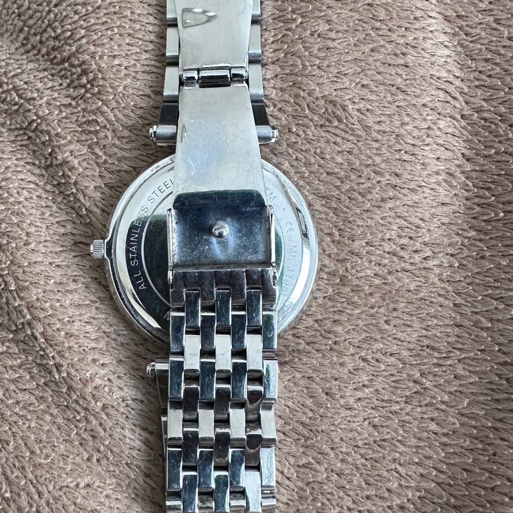 Michael Kors silver band watch